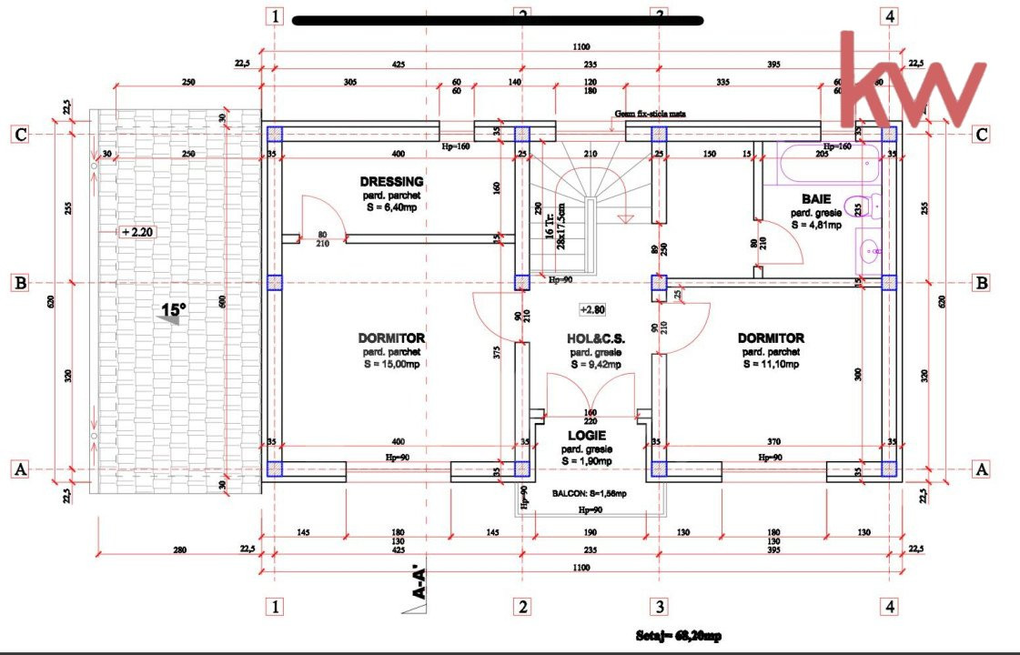 Casa noua, 3 camere, complet finisata, Carcea